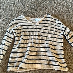Tan/Black long sleeve sweater
